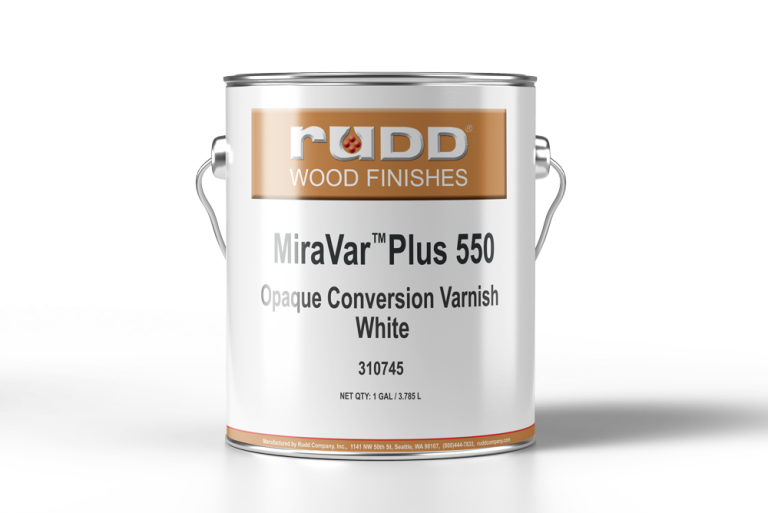 MiraVar™ Plus 550 Opaque Conversion Varnish White Rudd Wood Finishes